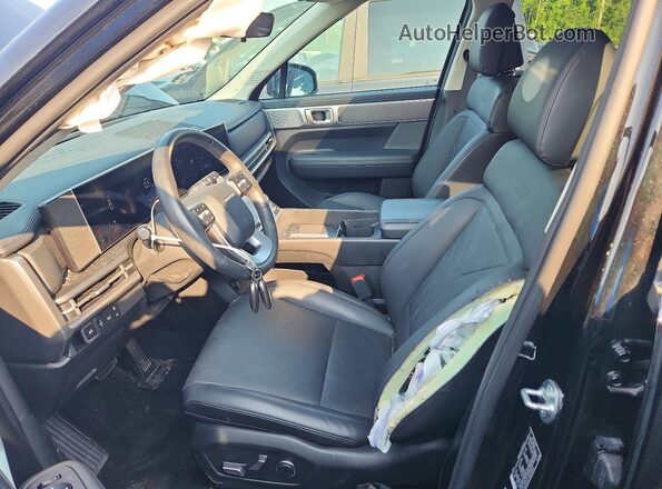 5NMP3DGL9RH010083 2024 HYUNDAI SANTA Black Front interior view
