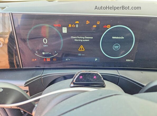 5NMP54G16TH113106 2026 HYUNDAI SANTA Black Instrument cluster view