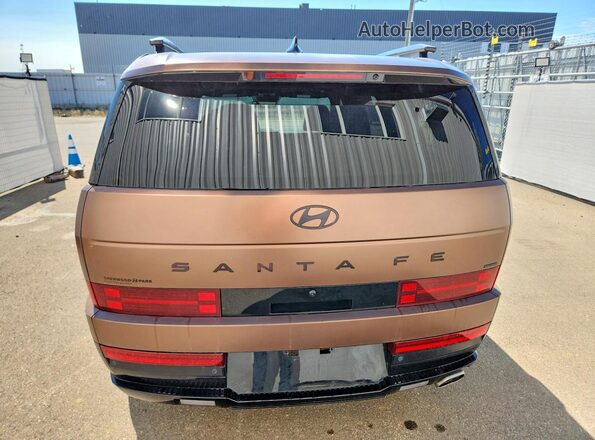 5NMP5DGL2SH138620 2025 HYUNDAI SANTA Brown Rear view
