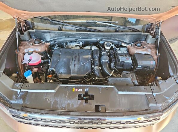 5NMP5DGL2SH138620 2025 HYUNDAI SANTA Brown Engine compartment view