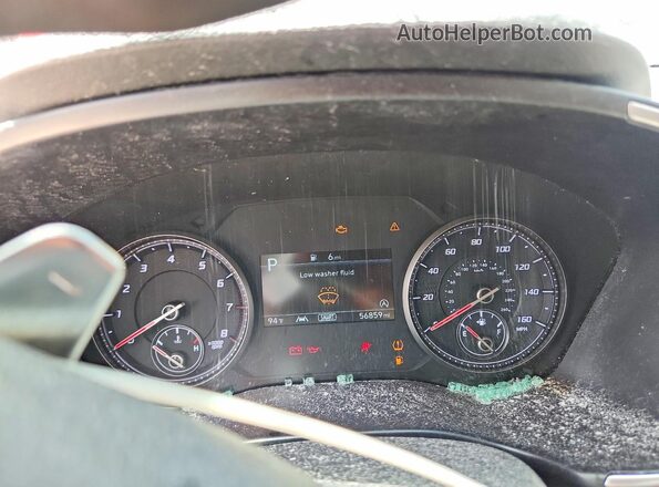 5NMS14AJ8MH364614 2021 HYUNDAI SANTA Красный Вид щитка приборов