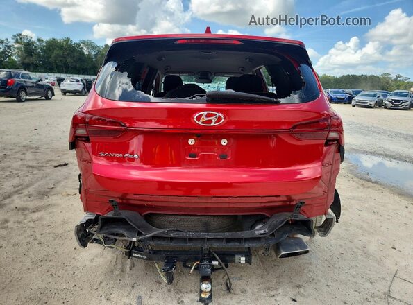 5NMS14AJ8MH364614 2021 HYUNDAI SANTA Красный Вид сзади