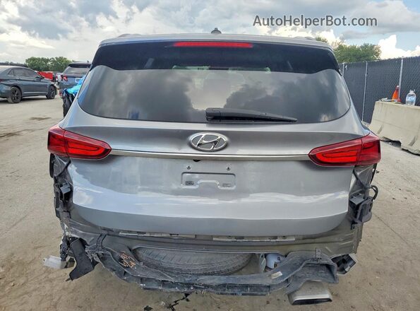 5NMS23AD7KH081717 2019 HYUNDAI SANTA Gray Rear view