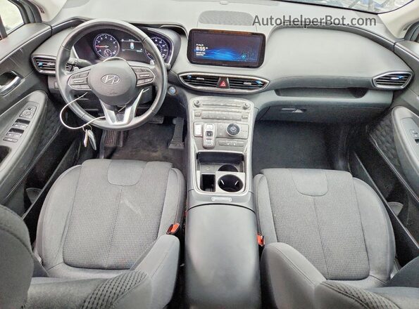 5NMS24AJ0PH563027 2023 HYUNDAI SANTA Gray Widok deski rozdzielczej