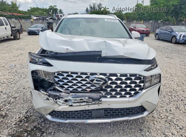 5NMS24AJ3NH481791 2022 HYUNDAI SANTA White Vista frontal