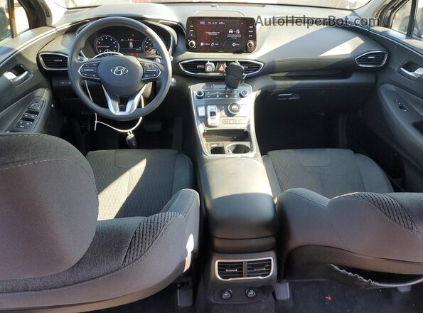 5NMS24AJ6MH331530 2021 HYUNDAI SANTA Blue Dashboard view