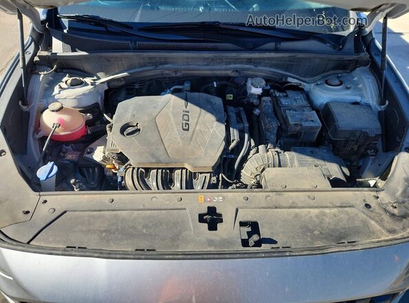 5NMS24AJ7PH498581 2023 HYUNDAI SANTA Silver Widok komory silnika
