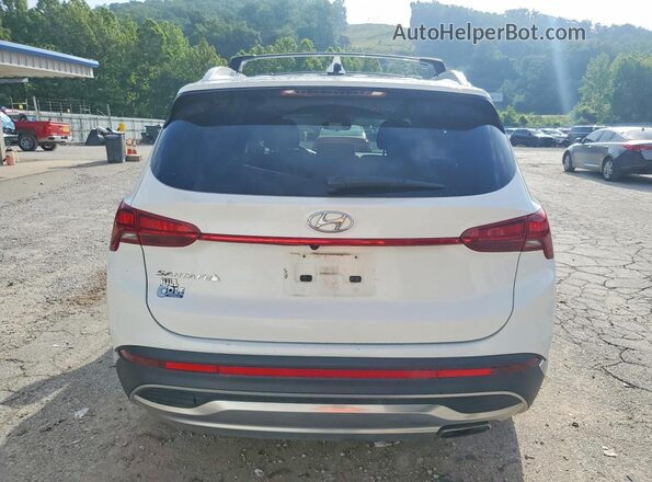 5NMS24AJXNH397743 2022 HYUNDAI SANTA White უკანა ხედი