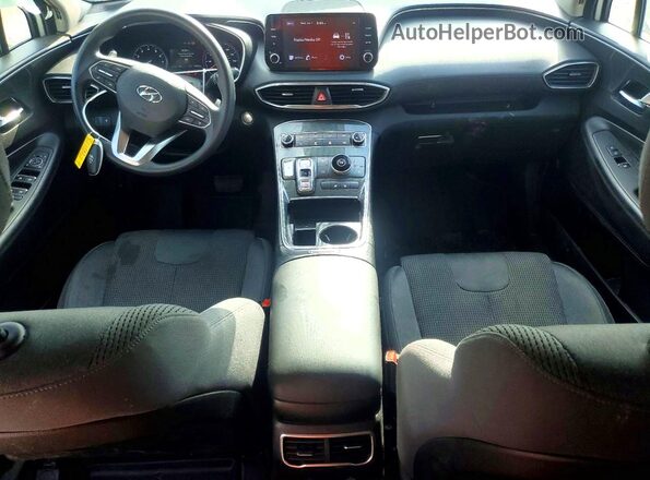 5NMS24AJXNH397743 2022 HYUNDAI SANTA White წინა პანელის ხედი