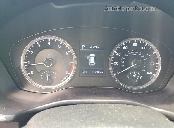 5NMS2CAD1LH289626 2020 HYUNDAI SANTA Gray Սարքավորումների վահանակի տեսք
