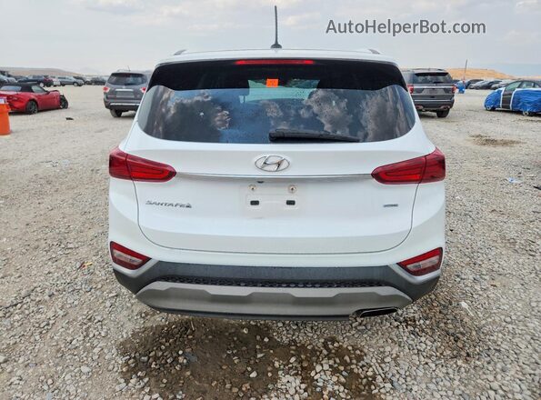 5NMS2CAD3KH072738 2019 HYUNDAI SANTA White უკანა ხედი
