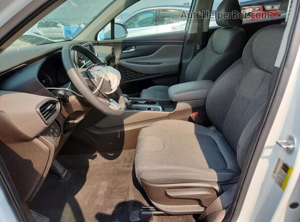 5NMS2CAD3KH072738 2019 HYUNDAI SANTA White წინა სალონის ხედი