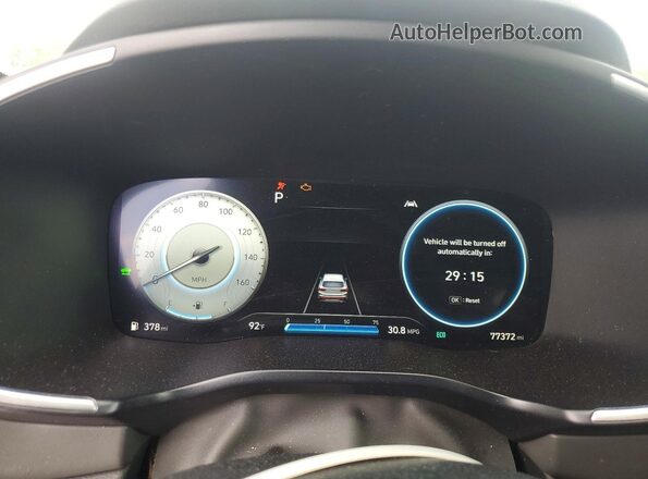 5NMS2DA1XPH012118 2023 HYUNDAI SANTA Черный Вид щитка приборов