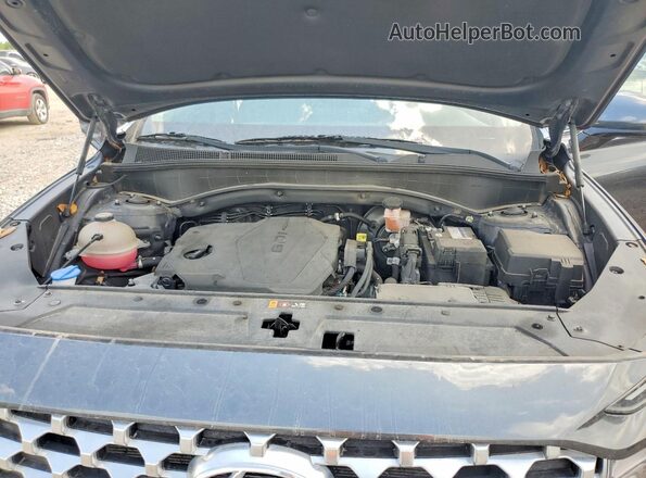 5NMS2DAJ2NH454632 2022 HYUNDAI SANTA Gray Вид задньої частини салону