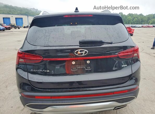 5NMS2DAJ4NH456558 2022 HYUNDAI SANTA Черный Вид сзади