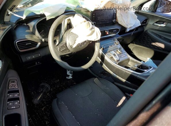 5NMS2DAJ9MH349231 2021 HYUNDAI SANTA Black Widok deski rozdzielczej