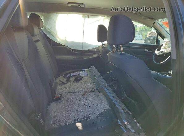 5NMS2DAJ9MH349231 2021 HYUNDAI SANTA Black Widok wnętrza z tyłu