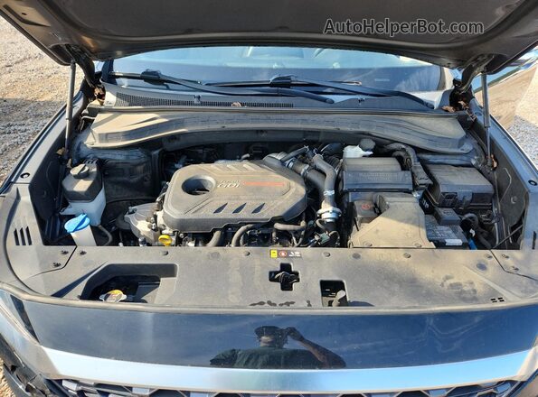 5NMS33AA6LH225343 2020 HYUNDAI SANTA Black ძრავის განყოფილების ხედი