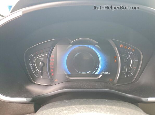 5NMS33AD4LH235864 2020 HYUNDAI SANTA Белый Вид щитка приборов
