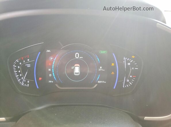 5NMS33ADXLH216185 2020 HYUNDAI SANTA Gray Instrument cluster view