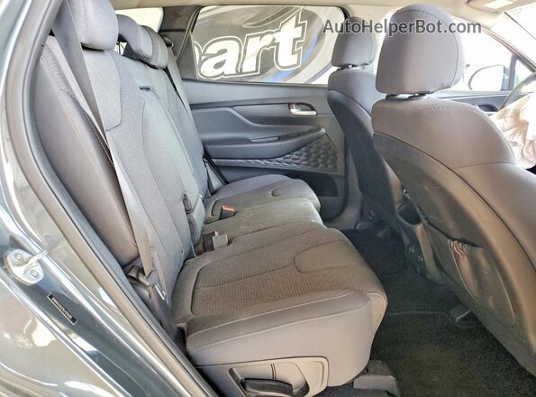 5NMS33ADXLH216185 2020 HYUNDAI SANTA Gray Rear seats view