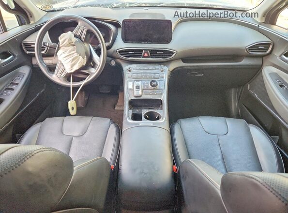 5NMS34AJ6NH405317 2022 HYUNDAI SANTA Blue Dashboard view