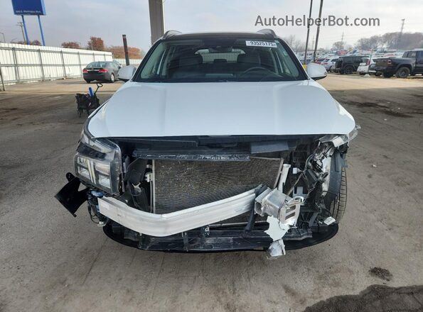 5NMS34AJ8MH339285 2021 HYUNDAI SANTA White წინა ხედი