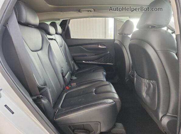 5NMS34AJ8MH339285 2021 HYUNDAI SANTA White უკანა სალონის ხედი