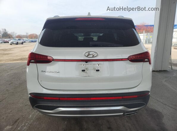 5NMS34AJ8MH339285 2021 HYUNDAI SANTA White უკანა ხედი