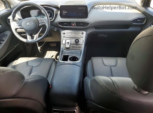 5NMS34AJ8PH549664 2023 HYUNDAI SANTA Blue Widok deski rozdzielczej