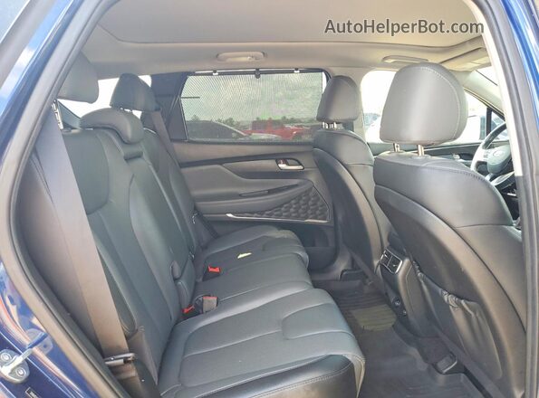 5NMS34AJ8PH549664 2023 HYUNDAI SANTA Blue Widok wnętrza z tyłu