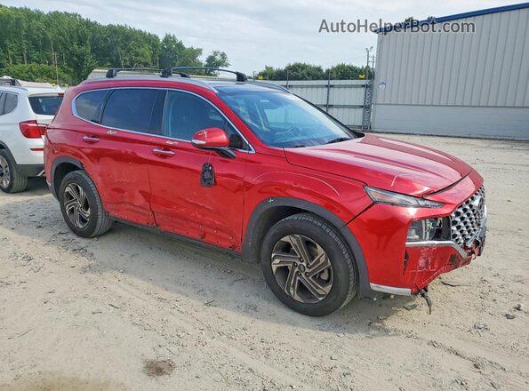 5NMS34AJ9NH452891 2022 HYUNDAI SANTA Красный Передняя правая четверть