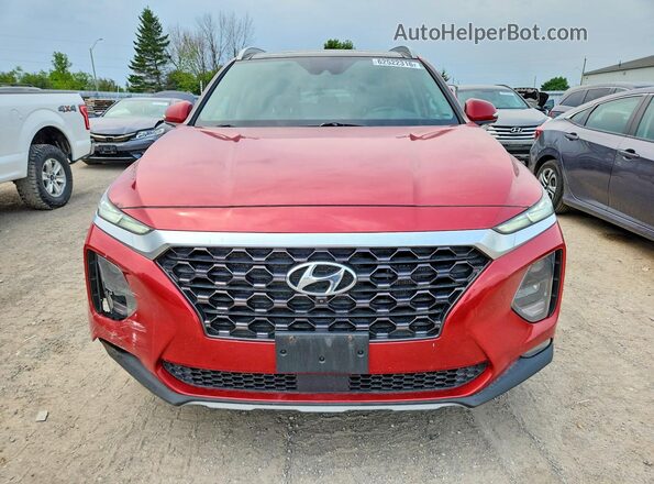 5NMS3CAA1KH049512 2019 HYUNDAI SANTA Red Դիմացի տեսք