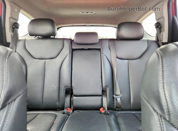 5NMS3CAA1KH049512 2019 HYUNDAI SANTA Red Հետևի նստատեղերի տեսք