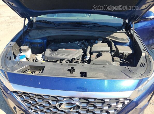5NMS3CAA4LH200781 2020 HYUNDAI SANTA Синий Вид подкапотного пространства