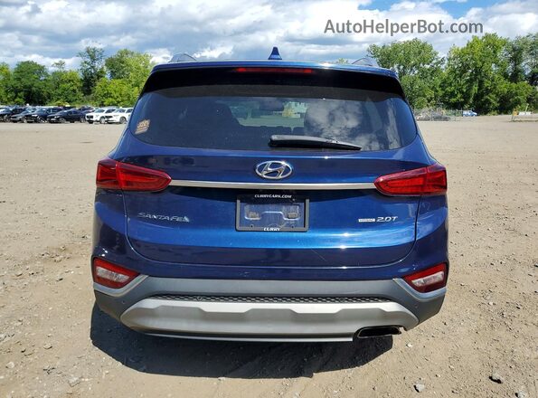 5NMS3CAA5LH294492 2020 HYUNDAI SANTA Blue Հետևի տեսք