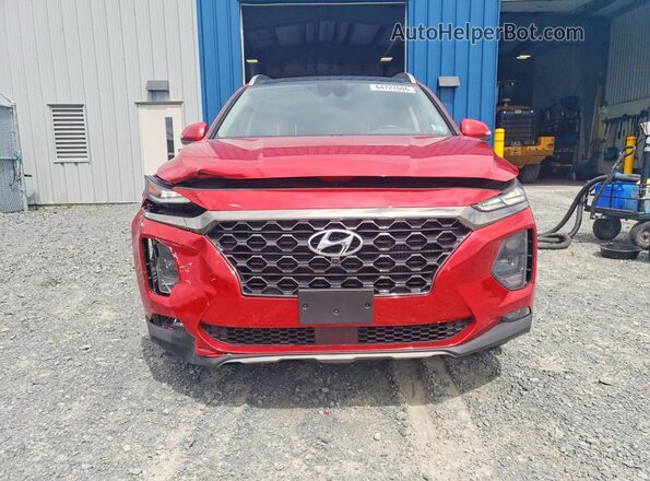5NMS3CAA9LH265934 2020 HYUNDAI SANTA Red Front view