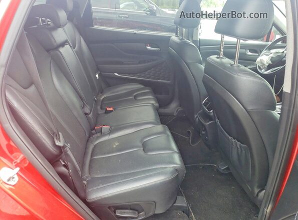 5NMS3CAA9LH265934 2020 HYUNDAI SANTA Red Rear interior view