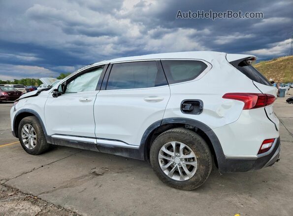 5NMS3CAD2KH130044 2019 HYUNDAI SANTA White უკანა მარცხენა