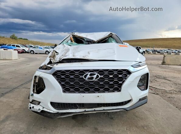 5NMS3CAD2KH130044 2019 HYUNDAI SANTA White წინა ხედი