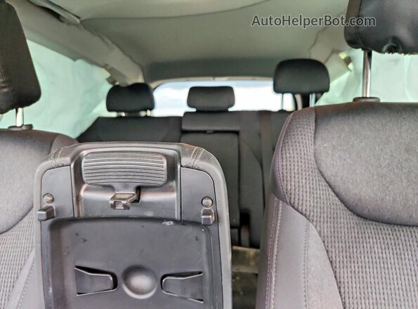 5NMS3CAD2KH130044 2019 HYUNDAI SANTA White უკანა სავარძლების ხედი