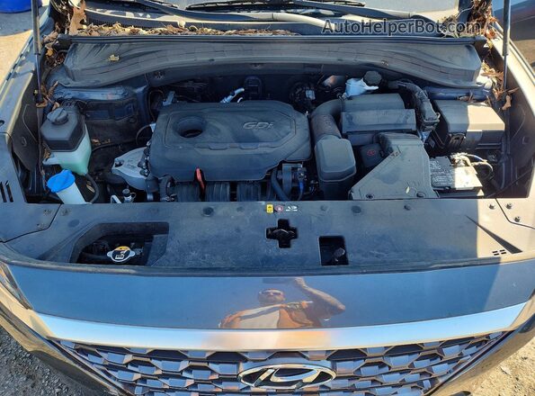 5NMS3CAD2LH166768 2020 HYUNDAI SANTA Серый Вид подкапотного пространства