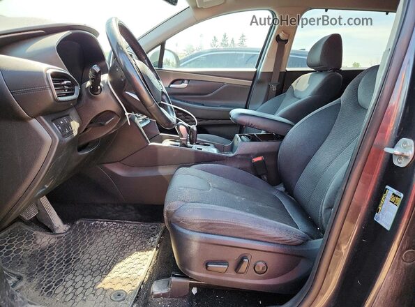 5NMS3CAD4LH201262 2020 HYUNDAI SANTA Серый Вид салона спереди