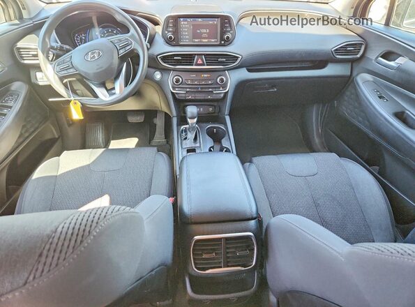 5NMS3CAD7LH192590 2020 HYUNDAI SANTA Черный Вид панели приборов