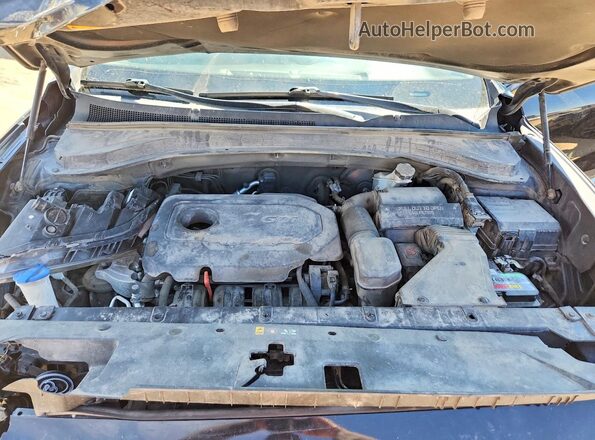 5NMS3CAD7LH192590 2020 HYUNDAI SANTA Черный Вид подкапотного пространства