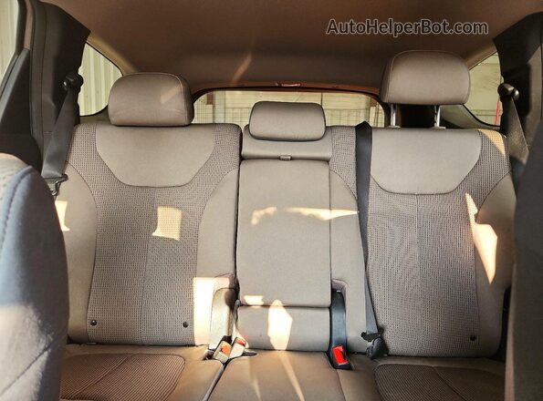 5NMS3CAD8LH169996 2020 HYUNDAI SANTA Brown Rear seats view