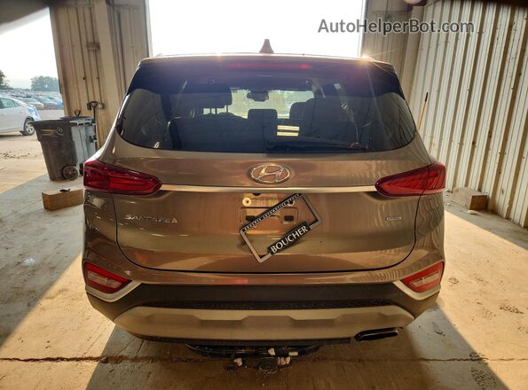 5NMS3CAD8LH169996 2020 HYUNDAI SANTA Brown Rear view