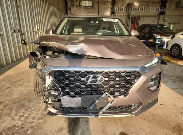 5NMS3CAD8LH169996 2020 HYUNDAI SANTA Brown Front view