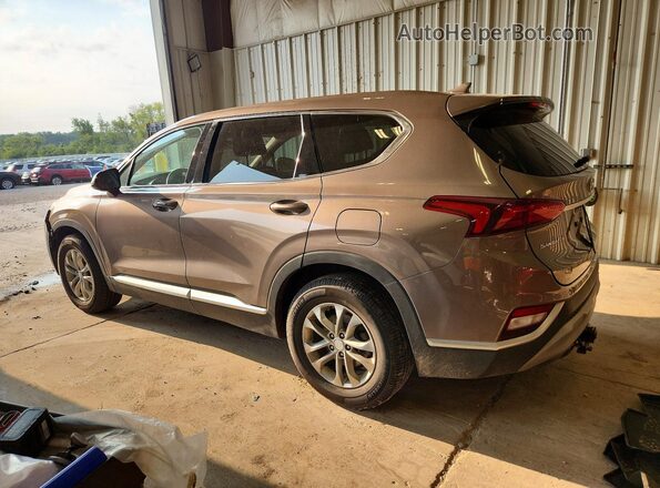 5NMS3CAD8LH169996 2020 HYUNDAI SANTA Brown Rear left