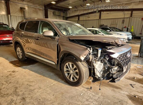 5NMS3CAD8LH169996 2020 HYUNDAI SANTA Brown Front right